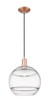 Innovations - 716-1P-AC-G556-12CL - One Light Mini Pendant - Arcadia - Antique Copper