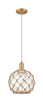 Innovations - 716-1P-BB-G122-10RB - One Light Mini Pendant - Arcadia - Brushed Brass
