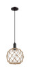Innovations - 716-1P-BK-G122-10RB - One Light Mini Pendant - Arcadia - Matte Black