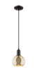 Innovations - 716-1P-BK-G124-8 - One Light Mini Pendant - Arcadia - Matte Black