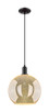 Innovations - 716-1P-BK-G128-12 - One Light Mini Pendant - Arcadia - Matte Black