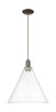 Innovations - 716-1P-OB-GBC-162 - One Light Mini Pendant - Arcadia - Oil Rubbed Bronze
