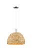 Innovations - 716-1P-PC-RBD-16-NAT - One Light Mini Pendant - Arcadia - Polished Chrome