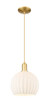 Innovations - 716-1P-SG-G1217-10WV - One Light Mini Pendant - Arcadia - Satin Gold
