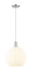 Innovations - 716-1P-SN-G1217-12WV - One Light Mini Pendant - Arcadia - Brushed Satin Nickel