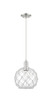 Innovations - 716-1P-SN-G122-10RW - One Light Mini Pendant - Arcadia - Brushed Satin Nickel