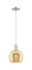 Innovations - 716-1P-SN-G128-8 - One Light Mini Pendant - Arcadia - Brushed Satin Nickel