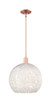 Innovations - 716-1S-AC-G1216-14WM - One Light Mini Pendant - Arcadia - Antique Copper