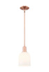 Innovations - 716-1S-AC-G558-6GWH - One Light Mini Pendant - Arcadia - Antique Copper