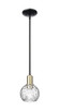 Innovations - 716-1S-BAB-G1215-6 - One Light Mini Pendant - Arcadia - Black Antique Brass
