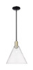 Innovations - 716-1S-BAB-GBC-122 - One Light Mini Pendant - Arcadia - Black Antique Brass