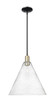 Innovations - 716-1S-BAB-GBC-164 - One Light Mini Pendant - Arcadia - Black Antique Brass