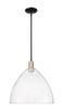 Innovations - 716-1S-BAB-GBD-164 - One Light Mini Pendant - Arcadia - Black Antique Brass