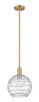 Innovations - 716-1S-BB-G1213-10CL - One Light Mini Pendant - Arcadia - Brushed Brass