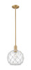Innovations - 716-1S-BB-G122-10RW - One Light Mini Pendant - Arcadia - Brushed Brass