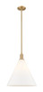 Innovations - 716-1S-BB-GBC-161 - One Light Mini Pendant - Arcadia - Brushed Brass