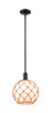 Innovations - 716-1S-BK-G121-10RB - One Light Mini Pendant - Arcadia - Matte Black