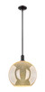Innovations - 716-1S-BK-G128-12 - One Light Mini Pendant - Arcadia - Matte Black