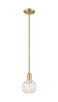 Innovations - 716-1S-CB-G1216-6WM - One Light Mini Pendant - Arcadia - Champagne Bronze