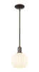 Innovations - 716-1S-OB-G1217-8WV - One Light Mini Pendant - Arcadia - Oil Rubbed Bronze