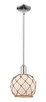 Innovations - 716-1S-PC-G121-8RB - One Light Mini Pendant - Arcadia - Polished Chrome