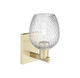 Arcadia One Light Wall Sconce (716-1W-AB-G292)