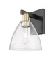 Innovations - 716-1W-BAB-GBD-754 - One Light Wall Sconce - Arcadia - Black Antique Brass