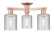 Innovations - 716-3F-AC-G112 - Three Light Semi-Flush Mount - Arcadia - Antique Copper