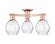Innovations - 716-3F-AC-G362 - Three Light Semi-Flush Mount - Arcadia - Antique Copper