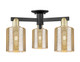 Innovations - 716-3F-BAB-G116 - Three Light Semi-Flush Mount - Arcadia - Black Antique Brass