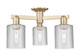 Innovations - 716-3F-CB-G112 - Three Light Semi-Flush Mount - Arcadia - Champagne Bronze