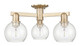 Innovations - 716-3F-CB-G124-6 - Three Light Semi-Flush Mount - Arcadia - Champagne Bronze