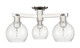 Innovations - 716-3F-PN-G124-6 - Three Light Semi-Flush Mount - Arcadia - Polished Nickel