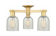 Innovations - 716-3F-SG-G2511 - Three Light Semi-Flush Mount - Arcadia - Satin Gold