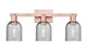 Innovations - 716-3W-AC-G257 - Three Light Bath Vanity - Arcadia - Antique Copper