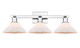 Innovations - 716-3W-PC-G131 - Three Light Bath Vanity - Arcadia - Polished Chrome