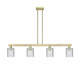 Innovations - 716-4I-AB-G112 - Four Light Island Pendant - Arcadia - Antique Brass
