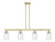 Innovations - 716-4I-AB-G352 - Four Light Island Pendant - Arcadia - Antique Brass