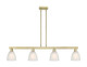 Innovations - 716-4I-AB-G381 - Four Light Island Pendant - Arcadia - Antique Brass