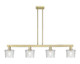 Innovations - 716-4I-AB-G402 - Four Light Island Pendant - Arcadia - Antique Brass