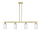 Innovations - 716-4I-AB-G802 - Four Light Island Pendant - Arcadia - Antique Brass