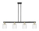 Innovations - 716-4I-BAB-G1113 - Four Light Island Pendant - Arcadia - Black Antique Brass
