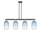 Innovations - 716-4I-BAB-G482-7SB - Four Light Island Pendant - Arcadia - Black Antique Brass