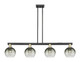 Innovations - 716-4I-BAB-G483-8SL - Four Light Island Pendant - Arcadia - Black Antique Brass