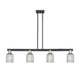 Innovations - 716-4I-BAB-G559-5SM - Four Light Island Pendant - Arcadia - Black Antique Brass