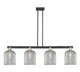 Innovations - 716-4I-BAB-G559-8SM - Four Light Island Pendant - Arcadia - Black Antique Brass