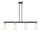 Innovations - 716-4I-BAB-G801 - Four Light Island Pendant - Arcadia - Black Antique Brass