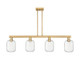 Innovations - 716-4I-BB-G460-7CL - Four Light Island Pendant - Arcadia - Brushed Brass