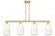 Innovations - 716-4I-BB-G482-7OP - Four Light Island Pendant - Arcadia - Brushed Brass
