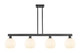 Innovations - 716-4I-BK-G1217-8WV - Four Light Island Pendant - Arcadia - Matte Black